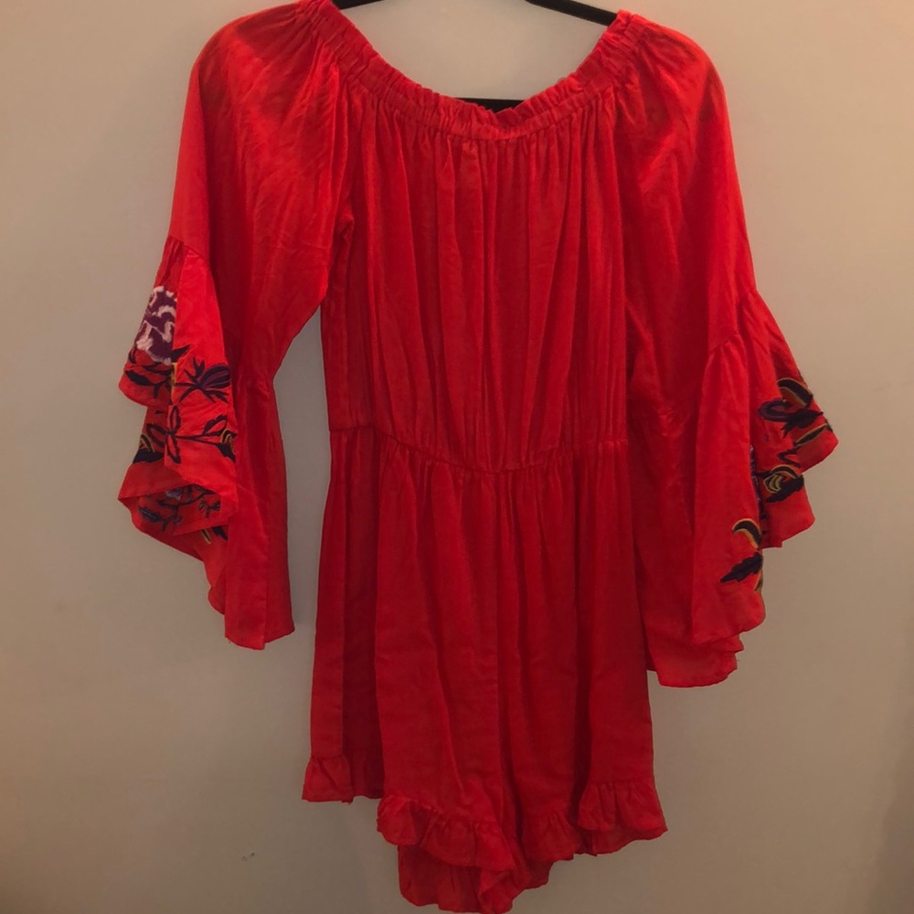Off the shoulder romper